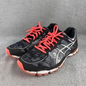 Asics Gel-Kayano 22 Fluid ride Women’s Black and Pink Running Shoes size 9.5